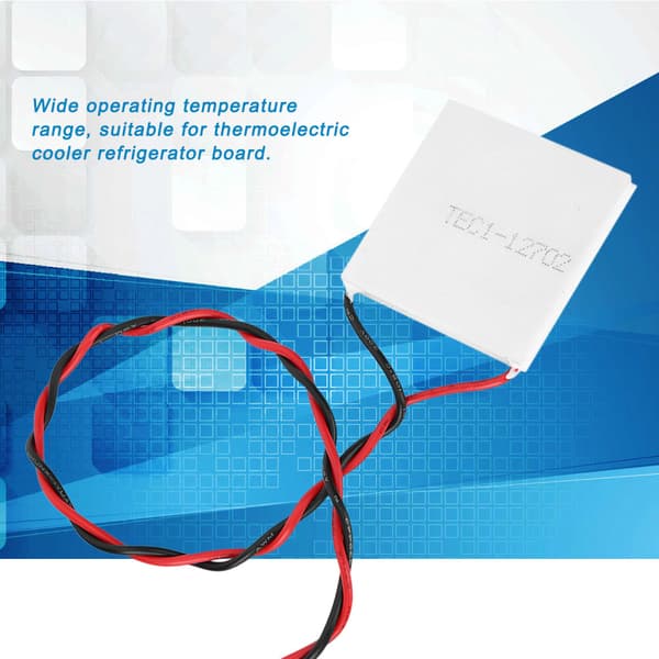 TEC1 12702 40x40mm Termoelektrisk Køler Peltier Plade Modul Køletilbehør