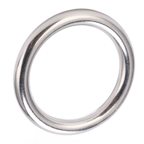 Svetsad O-ring Rostfritt Stål Rund Ring Navigation Dykning Hängmattor Väskor 10x60 mm