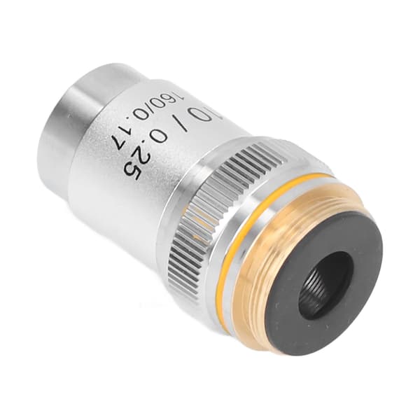 195 Akromatisk Objektivlinse 10x Forstørrelse Højtydende Mikroskoplæse 20,2 mm Interface