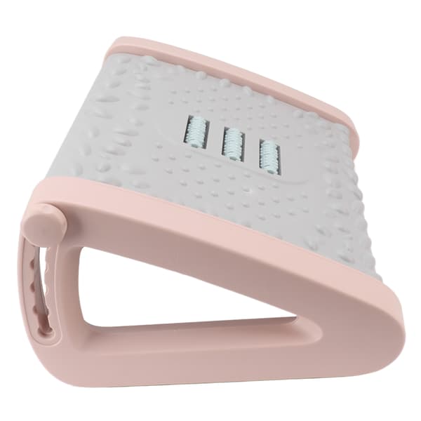 Justerbar ergonomisk fodstøtte med massagerulle til kontorbord