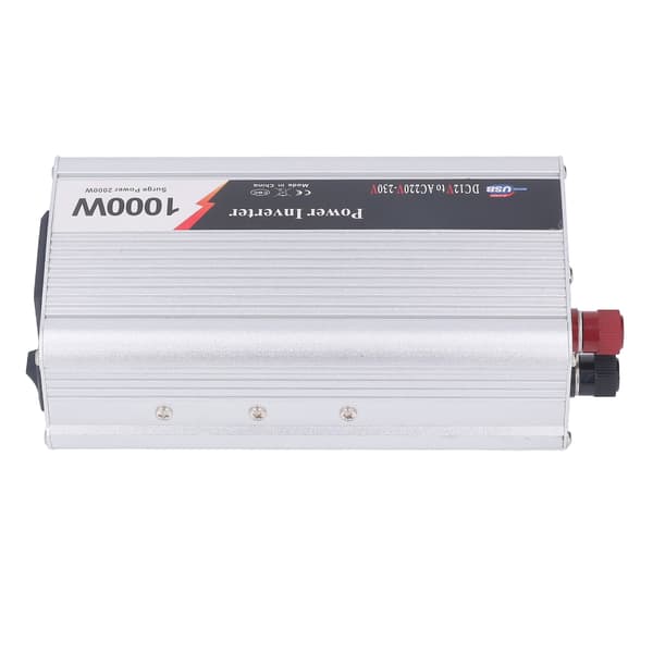 1000W Bil Power Inverter DC12V til AC220 230V USB Interface Stille Køleventilator