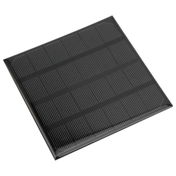 2W 6V Mini Monokristallin Kisel Solpanel Modulceller Utomhus Camping Batteriladdare