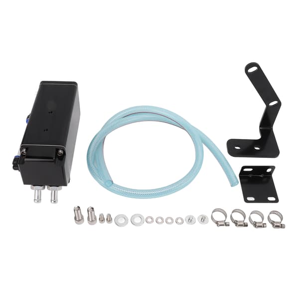 Motorolieopsamlingsbeholder Kit 750 ml Kapacitet Aluminiumlegering Erstatning for LS1 LS2 LS3 LS6 LS7 LS9 Sort