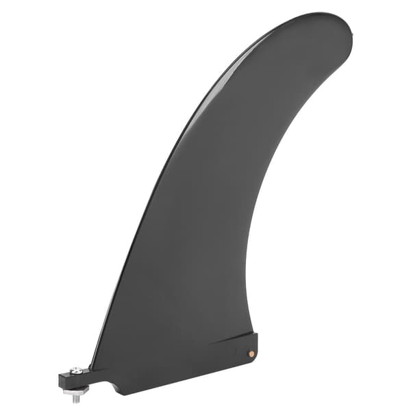 9 tommer PVC Surfbræt Halefinne Split Surfing Vandskel Tilbehør Sort