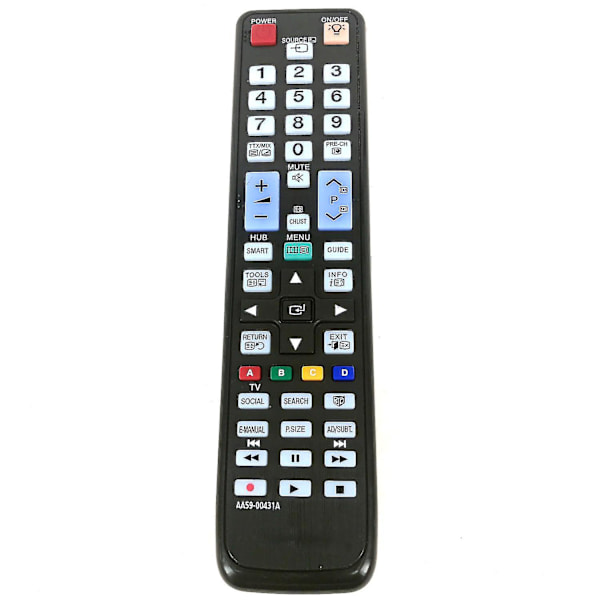 fjärrkontroll för Samsung Lcd Led Samart 3d Tv Aa59-00431a Ue46d8000ys Ua55d7000lm
