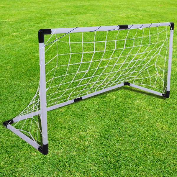 Foldbart fodboldmål til børn med bolde og pumpe - Udendørs træningslegetøj