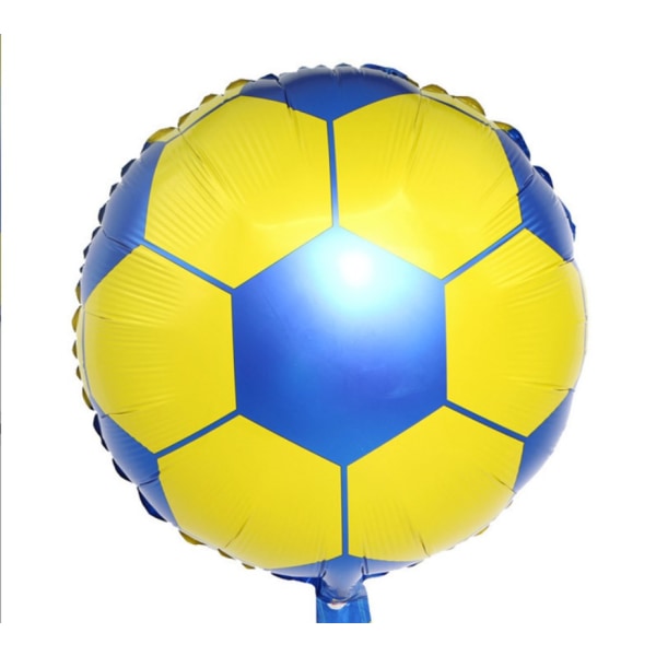 5-pack World Cup-tema formstøbte aluminiumsballoner