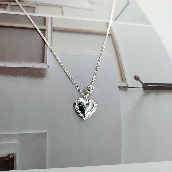 Halskæde hjerte Stud Choker Modesmykker Ac5381