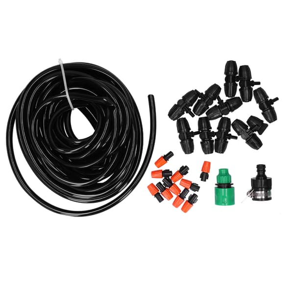 10M 8 11 Slang Trädgårdsbevattningssystem 10ST Justerbar Sprinkler Mikro Munstycke Atomizer Set