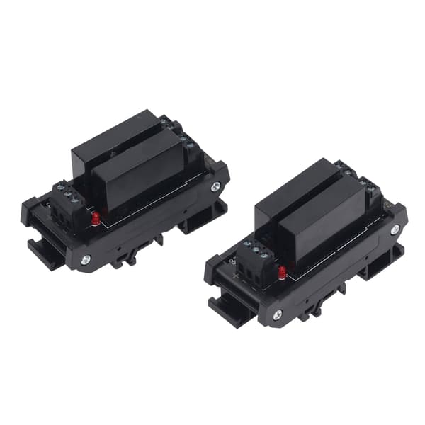 BERM 2-kanals Solid State Relæmodul 5-8A Belastning Mini DIY 3-32VDC Input 24-480VAC Belastning Industriel Kontrol