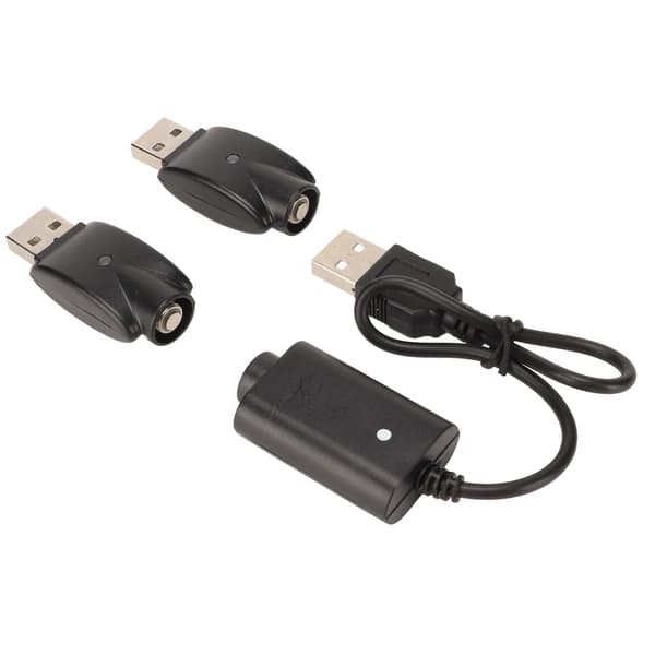 Smart USB-lader til USB-adapter med LED-indikator Intelligent overopladningsbeskyttelse Sort