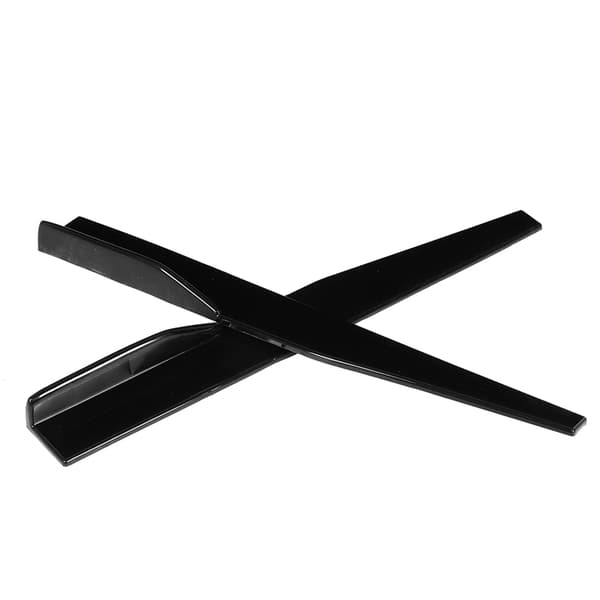 29,3 tommer Bil Sideskørt Rocker Splittere Universal Anti-Scratch Beskytter Blank Sort Modificerede Dele