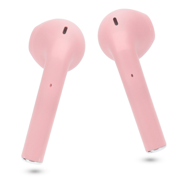 TWS Bluetooth 5.0 Trådløse Touch Control Ørepropper med Ladeetui Rosa