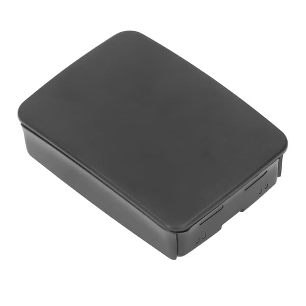 ABS Mikrodator-kapsling för Raspberry Pi 3 B+ Svart med Åtkomst till Alla Portar
