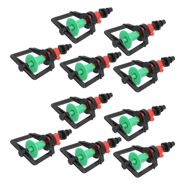 10 Sett Roterende G Type Mikro Sprederdyser Drivhusvanning Refraksjonsspray