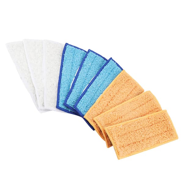 9 Vaskbare Mikrofiber Mopp Erstatningsputer Passer Flat Spray Mopp Sett