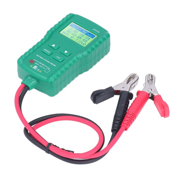 DY219 12V Bilbatterilaster Digital Batterianalysator Multifunksjons Diagnostiske Verktøy for Bilreparasjon