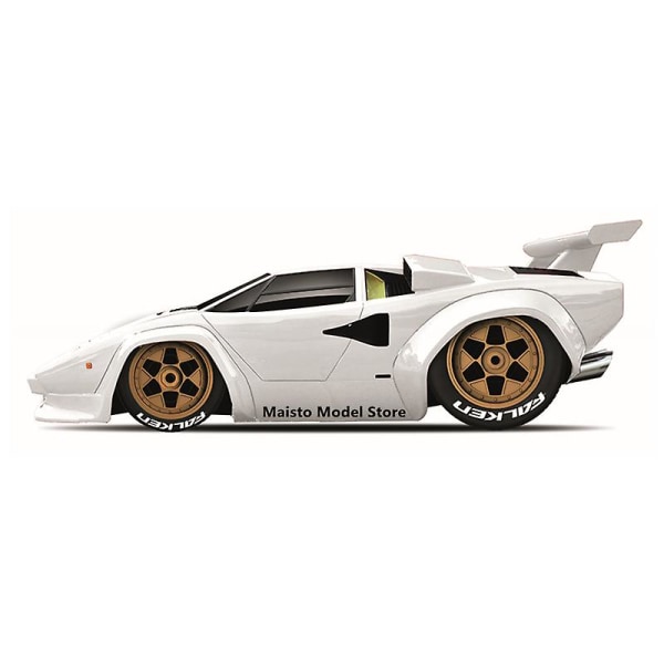 Maisto 1:64 Muscle Machines Lamborghini Countach Painevalettu Precision Model Car Model Collection Lahja
