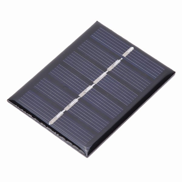 3 stk 100MA 0,3W Polysilicon Solcellepanel Lading Strømbrett Lader for Små Strømapparat 65x48MM