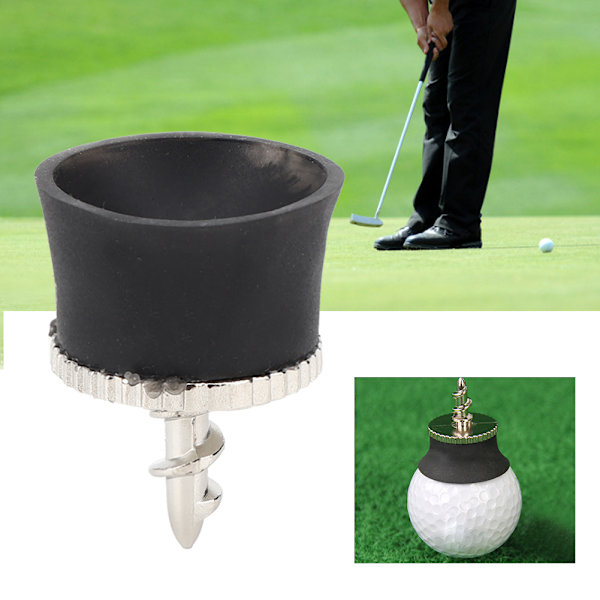 Golfbollsuppsamlare med sugkopp, silikon, för golftillbehör