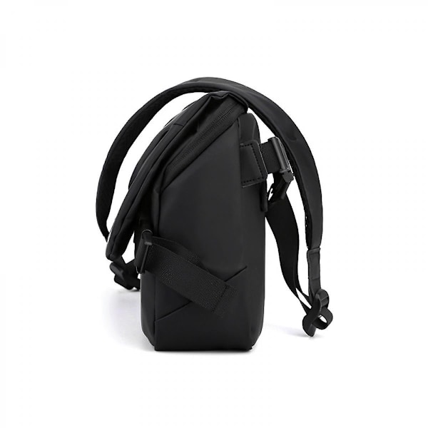 Messenger Bag - Vogue skuldertaske med flere lommer - Perfekt til arbejde eller skole (sort