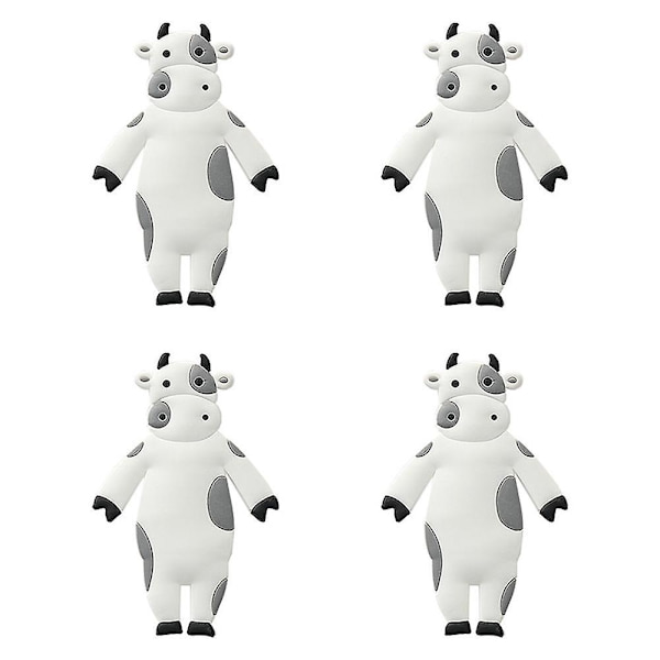 Suloiset koristeelliset seinäkoukut Eläinkiinnittyvä Takkikoukku Uudelleenkäytettävät Vedenpitävät Lasten koukut cows