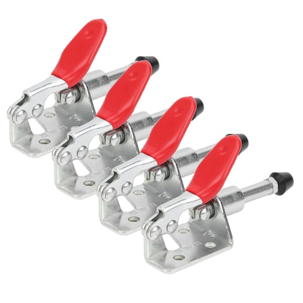 4 stk. Toggle Clamp Hurtig Låsning Belastning 45 kg Push Pull Hurtigudløser Håndværktøj GH301AM