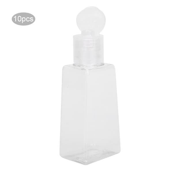 10-pack 30 ml påfyllningsbar plastflaska lotionkrämpump sminkkosmetika