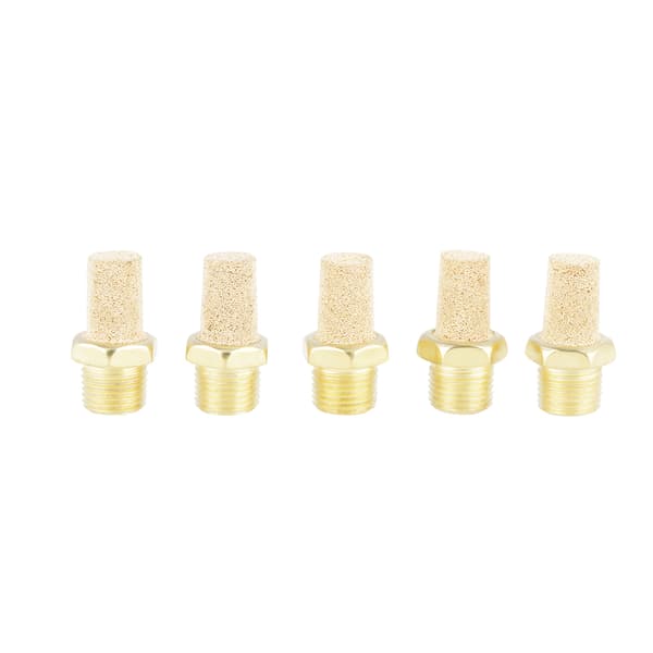 Ekstern Gjenge Pneumatisk Luft Eksos Lydfilter Lyddemper Kit 25 stk
