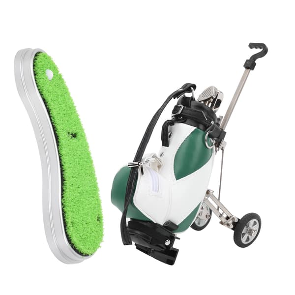 Zinklegering Golf Pennsett 3 Kulepenner Mini Bag Grønn Hvit Base
