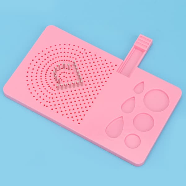 20-pak Pink DIY Gitter Nåleplade Papirviklingsark