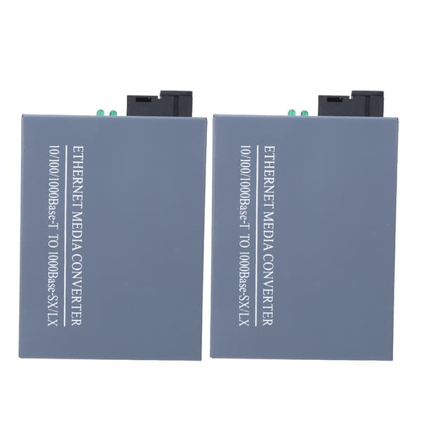 HTB-GS-03AB Gigabit Fiber Transceiver Single Mode Single Core Optisk Konverter US-stik 110 til 240V
