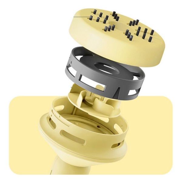 Mini Fun desktop støvsuger til børn, bil, USB-opladning, lille rengøringsmaskine (hvid (uden ører)),