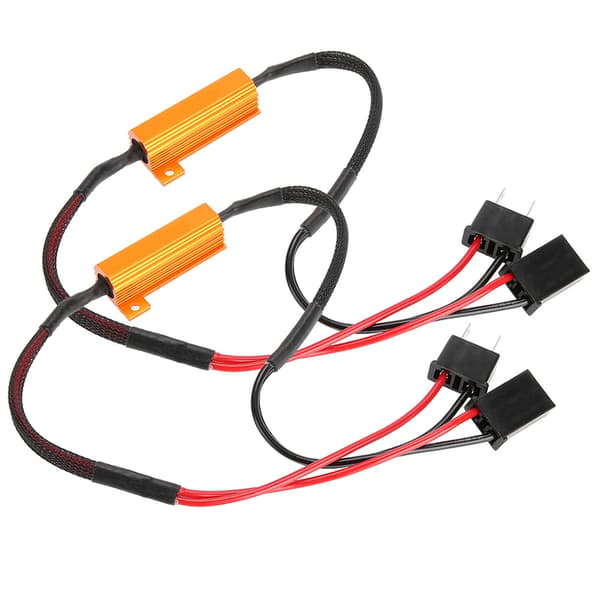 2. generasjons H7 LED-dekoder Anti Hyper Flash Feilfri Lastmotstand Ledningssett