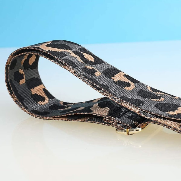 Rem, justerbar, gul leopardprint