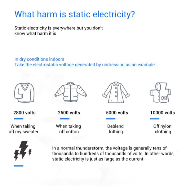 Anti-statisk håndledsrem automatisk statisk elektricitetsfjernelse silikonearmbånd