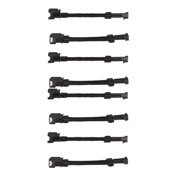 8 stk Drivstoffinnsprøyter Ledningsadapter for Delphi LQ4 LQ9 4.8 5.3 6.0 til LS2 LS3 LS7 EV6 Innsprøyter Adapter