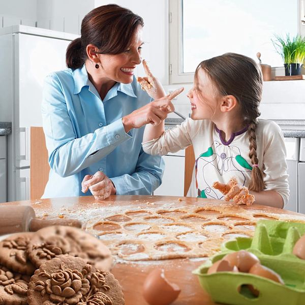 Cookieprægningsforme Trækageforme Kagepressestempelform Bageværktøj