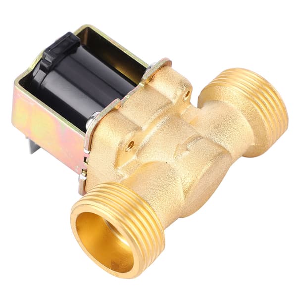 G3/4 Tommers Messing Normalt Lukket Elektrisk Magnetventil Vann DC 24V