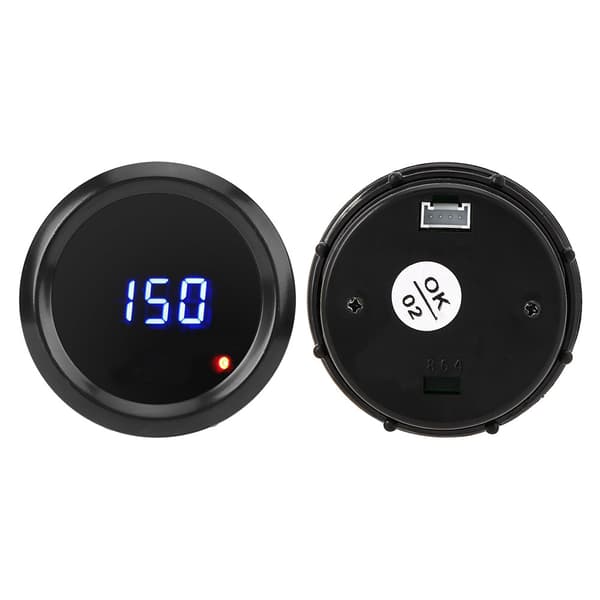 52mm Blå LED Digital Oljetermometer med Sensor 40 til 150 Grader Celsius Temperaturmåler