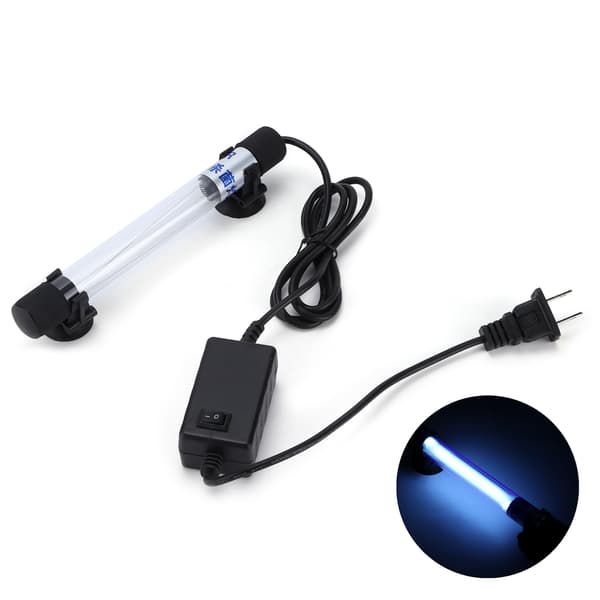 7W Undervands UV Sterilisator Grøn Alge Rense Lys til Akvarier