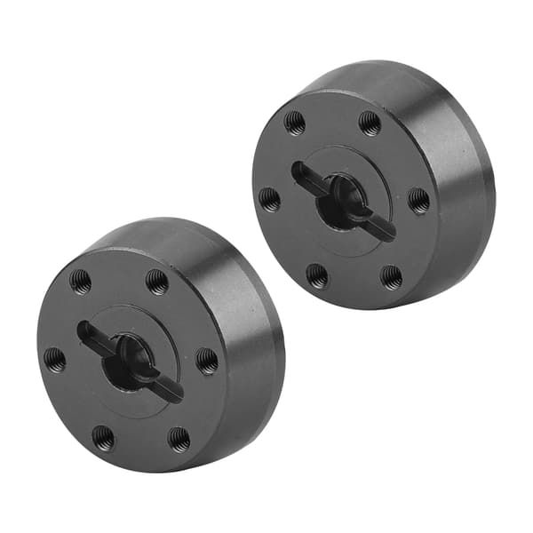 Aluminiumslegering Forhjul Hex Nav Adapter til Axial Rock Racer 90026 RC Bil Sort