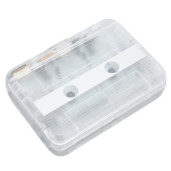 TON007B Hvid Bluetooth Kassetteafspiller med Hovedtelefoner Auto Reverse Stereo Kassetteafspiller