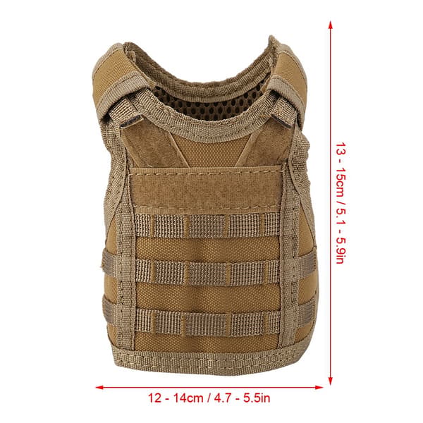 Tactical Molle -liivisuoja sohvalle, olutpullolle, tölkille, juomakoriste