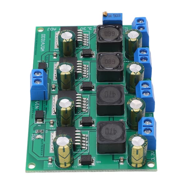 3A Buck Converter Multi Channel 3.3V 5V 12V Justerbar Strömförsörjningskort