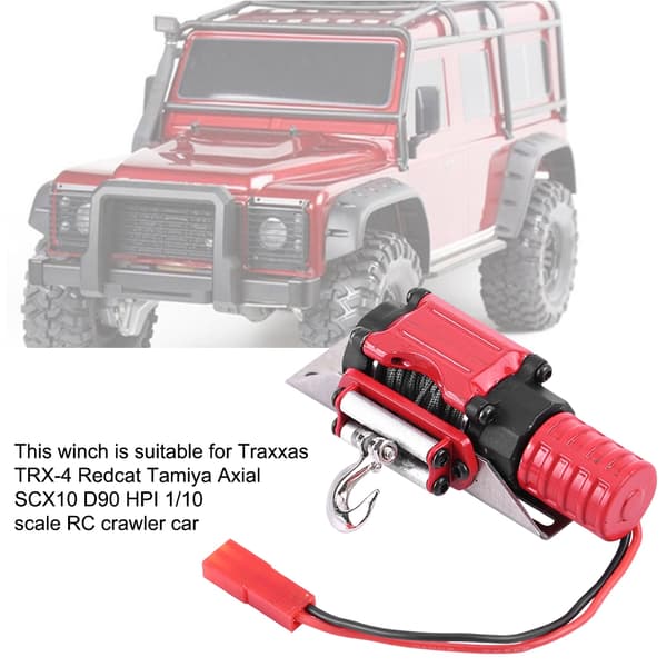 TRX4 SCX10 1/10 mittakaavan RC Crawler -auton simulointimoottorin vinssimalli ajoneuvon lisävaruste