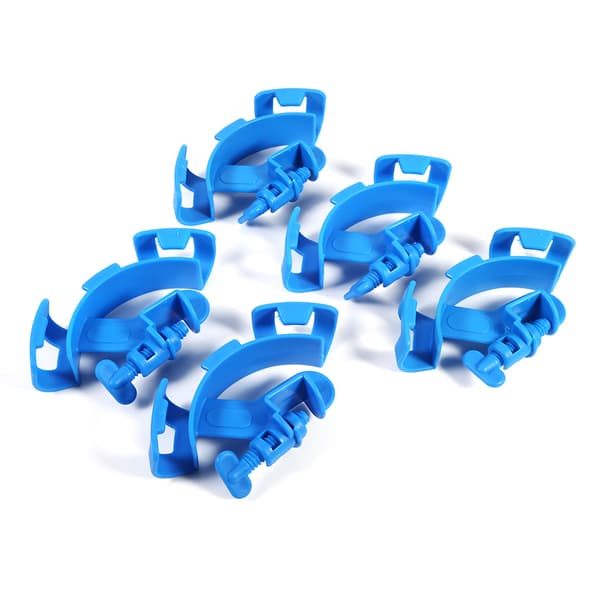 Sininen akvaarion vesiputken suodatinletkun pidike