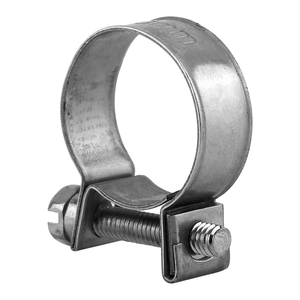 10 stk. Mini drivstoffslangeklemmer i rustfritt stål 6 mm til 20 mm Størrelse valgfritt