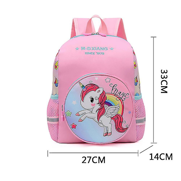 Lasten sarjakuva Reppu päiväkodin koululaukku Reput-yksisarvinen Unicorn