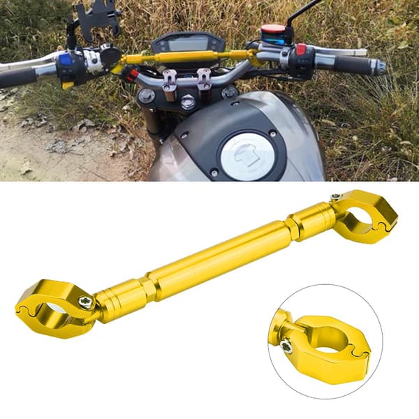 Motorcykel Balansstyre i Legering, Guld